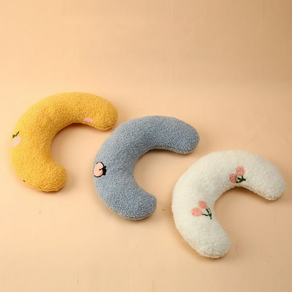 Pet Sleeping Pillow Ultra Soft Fluffy Dog Cat U-shaped Pillow Calming Toy Pet Supplies For Joint Relief