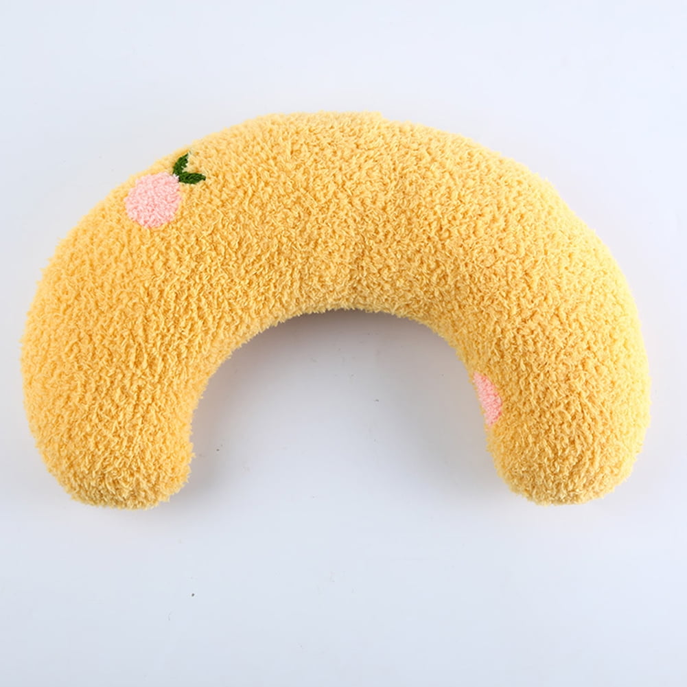 Pet Sleeping Pillow Ultra Soft Fluffy Dog Cat Ushaped Pillow Calming