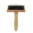 thumbnail image 1 of Pet Slicker Brush for Dogs Cats Wooden Pin Comb for Detangling and Undercoat Removal Air Cushion Grooming Tool for Tapestry Wool Carding, 1 of 3
