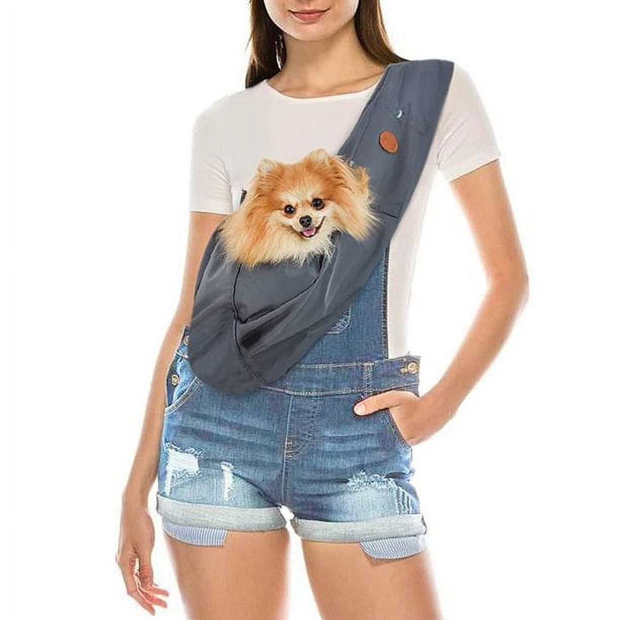 Pet Sling Bag Carrier, Small Medium Dog Sling Front Pocket Carrying Bag