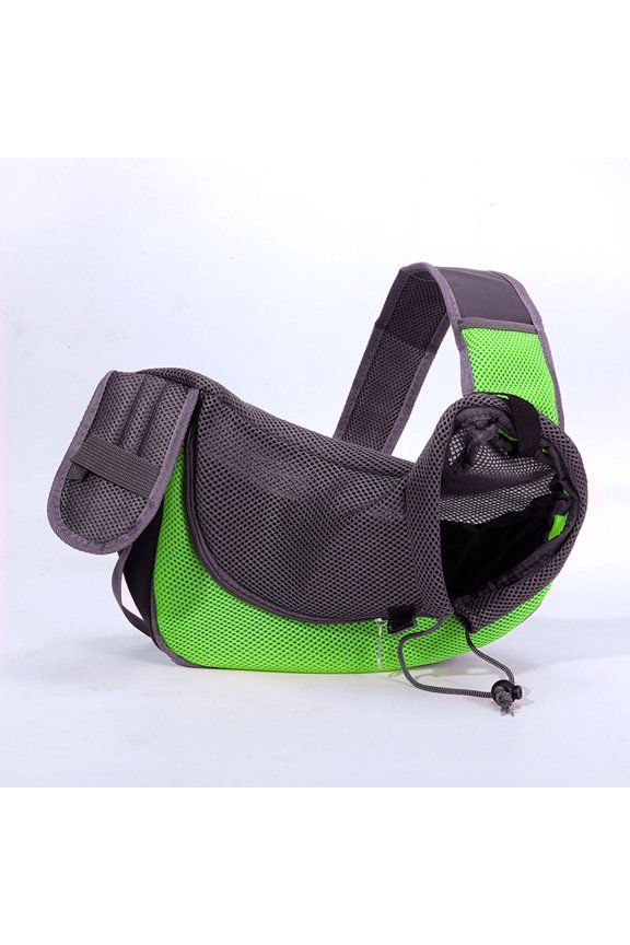 Pet Sling Carrier, Colorful Large Breathable Mesh Carrier with Adjustable Strap, 31cm Soft Travel Pet Sling Bag, Front Pouch Shoulder Bag for Dogs Cats, Foldable Hands Free Pet Bag