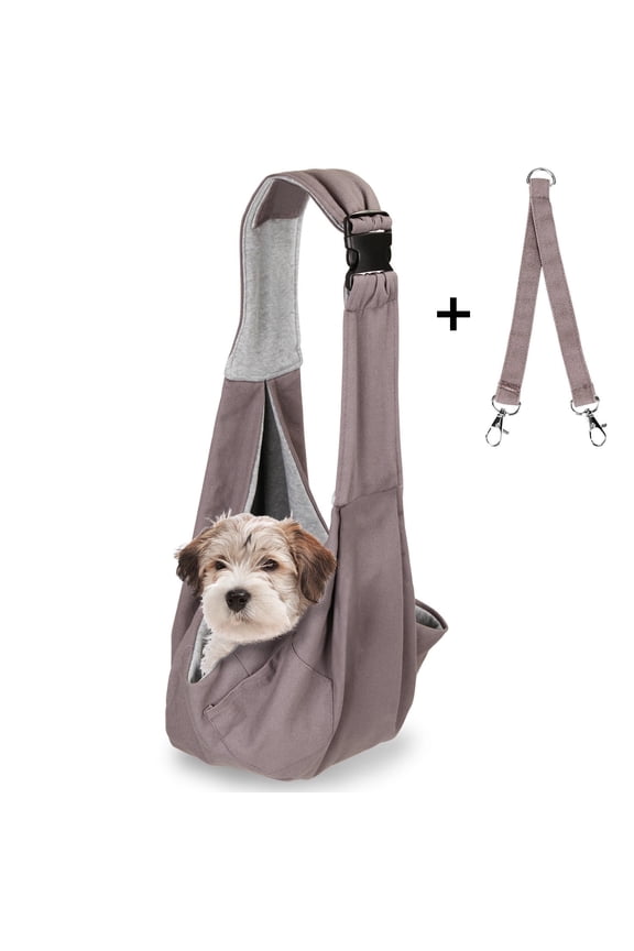 Pet Sling Carrier, Ownpets Pet Sling Carrier Bag Safe for Medium Size Cats Dogs 20~25lb Adjustable