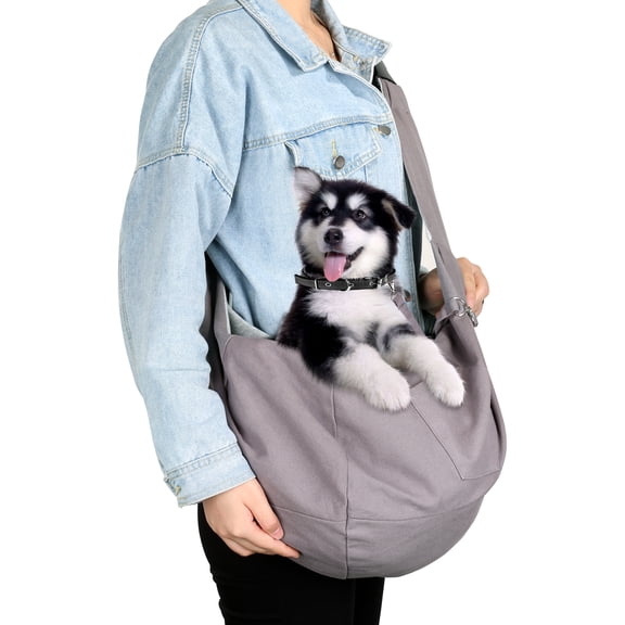 Pet Sling Carrier, Ownpets Dog Sling Bag Safe for Medium Size Cats Dogs 20~25lb Adjustable