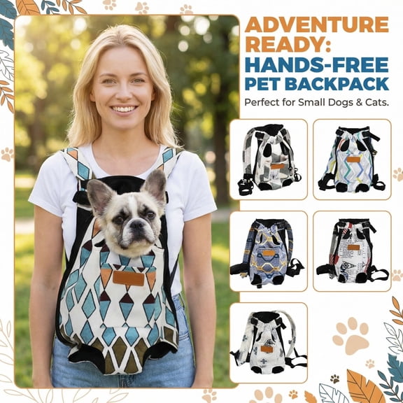 Pet Sling CarrierforSmall Dogs, Small Dog Backpack Carrier, Mesh Drawstring Bag, Backpack Straps, Pet Travel Carrier, White, 1 Pc, Medium Canines, Feline Transport, 15X9in