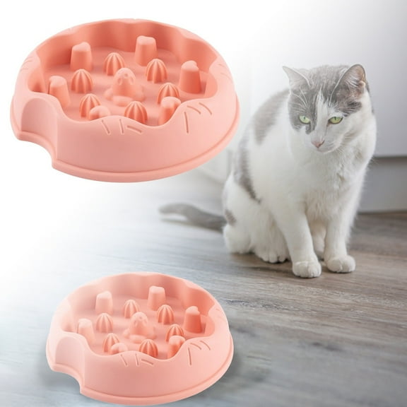Pet Slow Feed Bowls for Dogs and Cats Interactive Feeding Devices to Fast Eating Large Capacity Food Bowls for Optimal Pet Health and Happiness