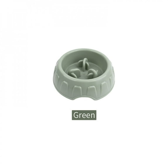 Pet Slow Feeding Bowl Dog Anti-Choke Non-Slip Anti-Tumble Slow Food Basin Small and Medium Size Pet Supplies