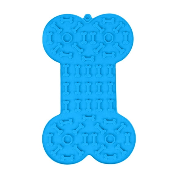 Pet Slow Food Bowl - Silicone Feeding Tray With Suction Cup, Anti-Tip, For Dogs, Easy To Clean