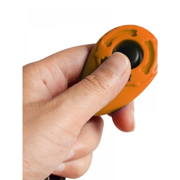 Pet Small Portable Training Supplies for Dogs Puppy Training Clicker with Wrist Strap