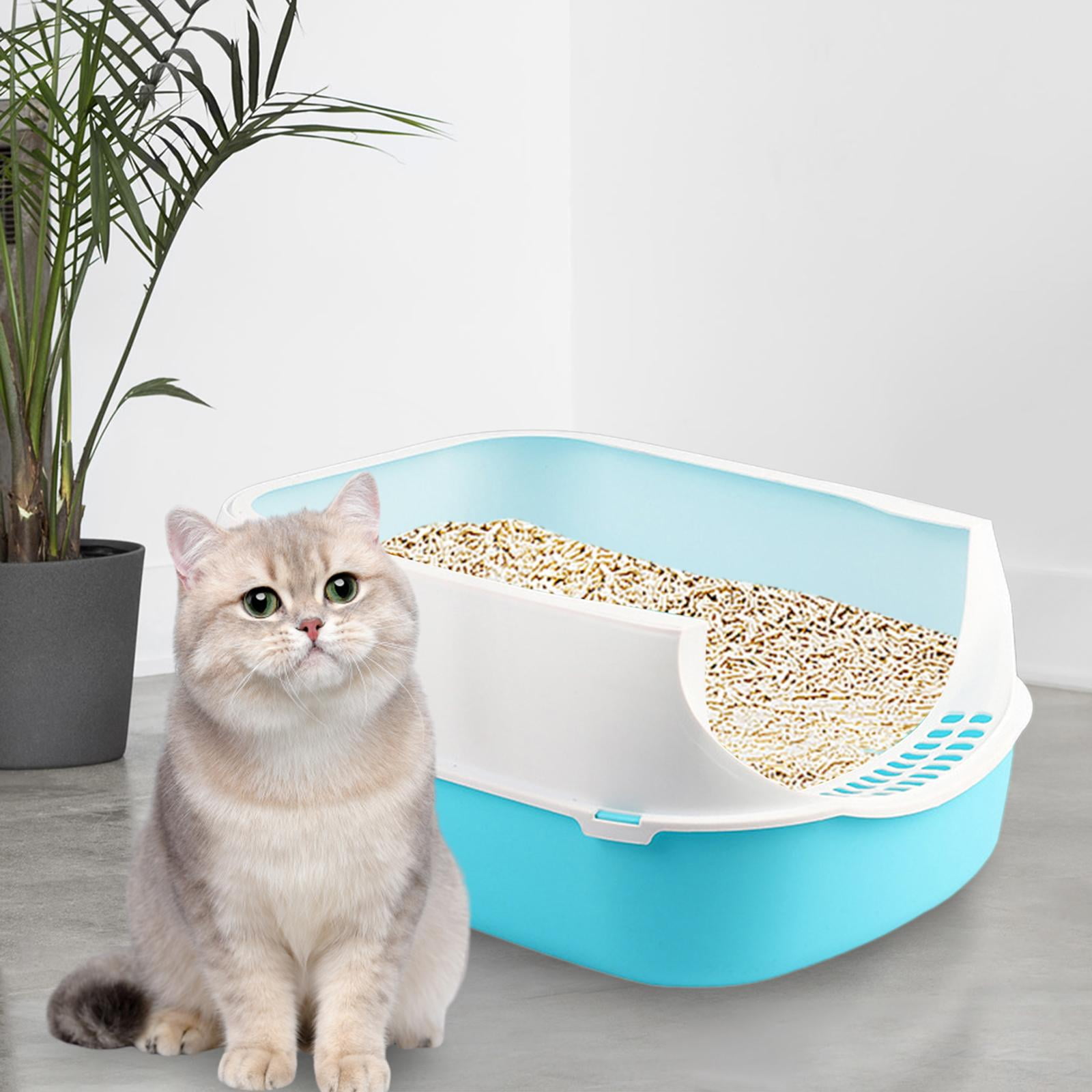 Pet Small Rabbit Litter Box Toilet, Bunny Rectangle Potty Trainer, Corner Litter Box Pet Pan for