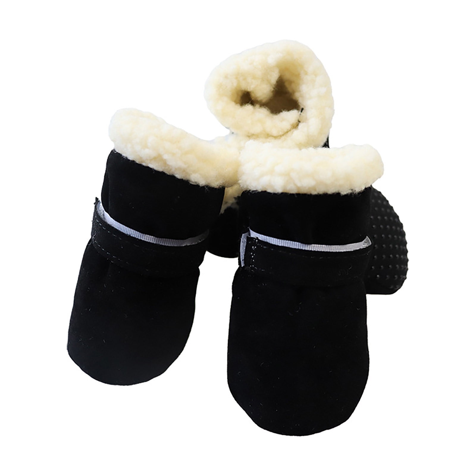 Pet Snow Boots Plus Velvet Warm Soft-Soled Shoes Warm and Windproof Pet ...