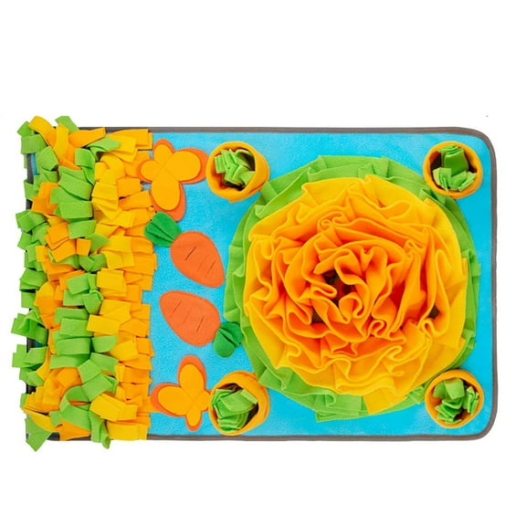 Pet Snuffle Feeding Mat Dog Interactive Puzzle Toy Slow Feeder Large Sniffing Pad Encouraging Foraging Skills for Pets