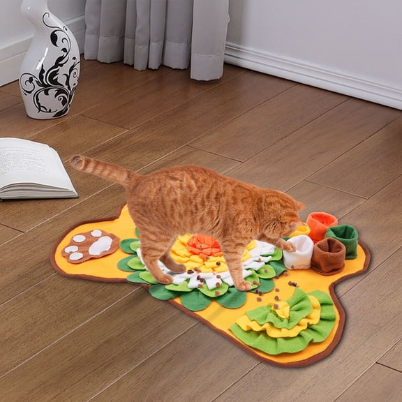 Pet Snuffle Mat for Dogs Nosework Feeding Mat Encourages Natural Foraging Skills