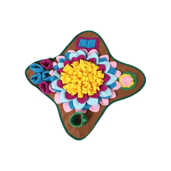 Pet Snuffle Mat for Dogs and Cats – Interactive Flower Feeding Mat for Scent Training,Slow Feeder Puzzle Toy for Mental Stimulation