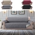 thumbnail image 1 of Pet Sofa Cover under $5! Bzdzmqm 3-Seater Sofa Cover Protector Slipcover,Waterproof Pet Friendly Furniture Cover,Non-Slip Elastic Corner Design,Machine Washable Polyester Material,Living Room Decor, 1 of 9