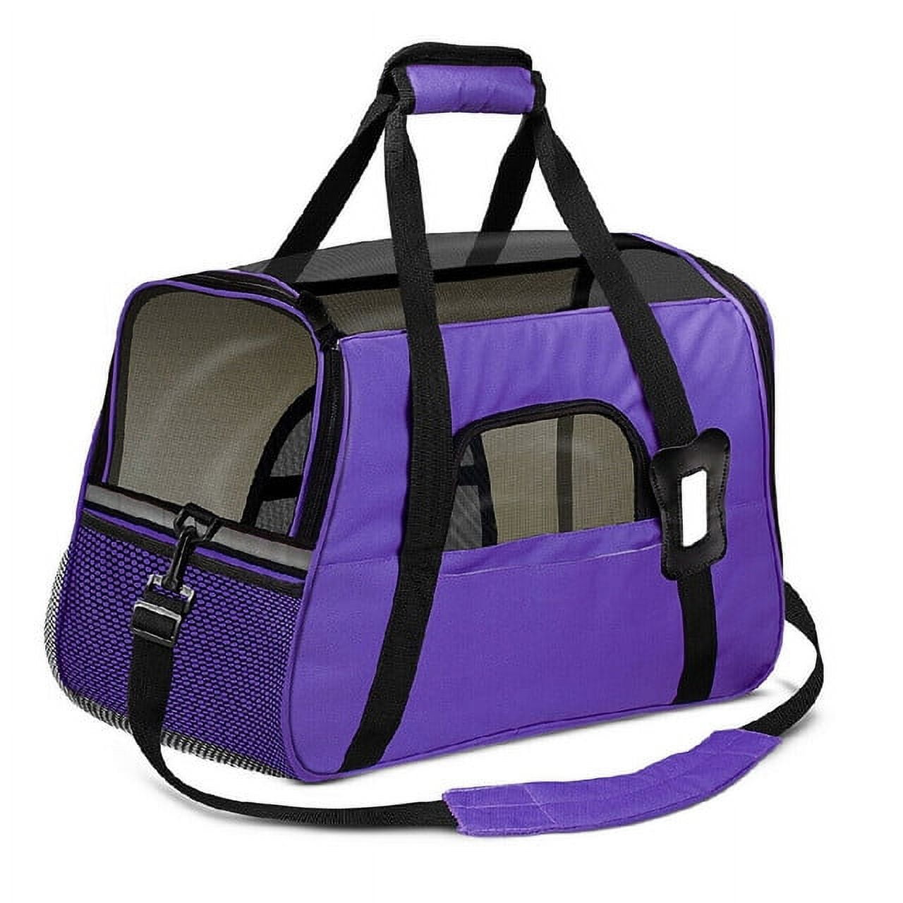 BAGLHER Pet Travel Carrier, Cat Carriers Dog Carrier for Small Medium Cats  Dogs Puppies, Airline Approved Small Dog Carrier Soft Sided, Collapsible  Puppy Carrier. Purple - Yahoo Shopping