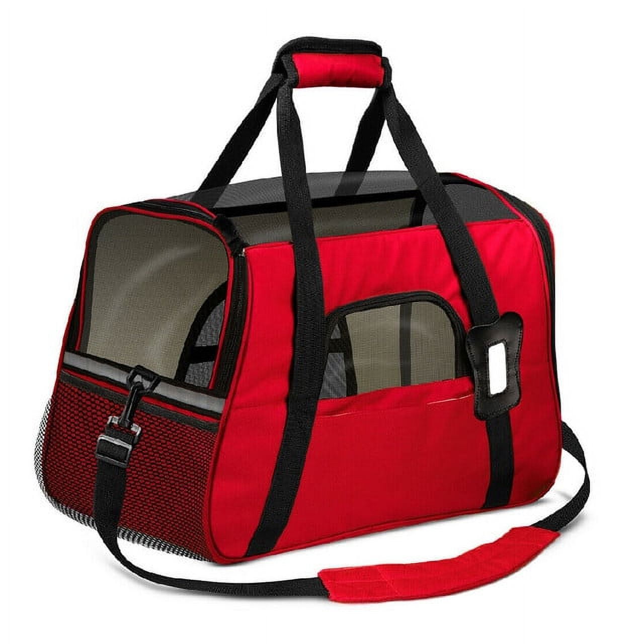 Dogline Pet Carrier Bag - Red L 17 x W 8 x H 12