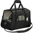 thumbnail image 1 of Pet Soft Sided Small Large Cat Dog Comfort Bag Travel Case Airline Approved Small Pet Carrier Black, 1 of 3