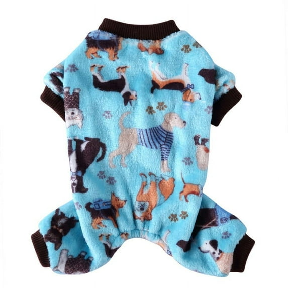 Pet Soft Sleepwear Comfortable Lovely Pajamas For Small Medium Dogs Autumn & Winter Costume Pet Jacket
