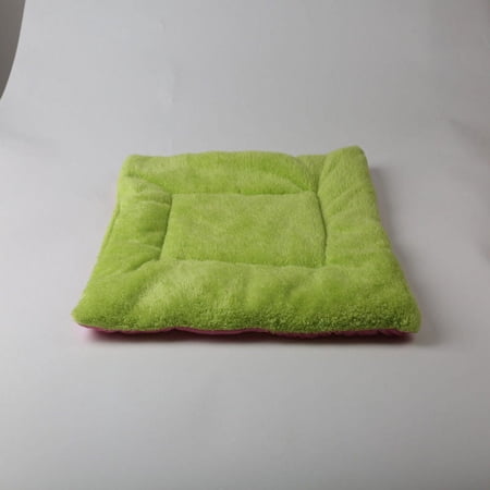 Pet Soft Warm Kennel Dog Mat Blanket,L19.69"W23.6" Light Green