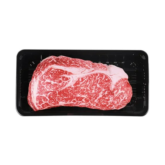 Pet Sounding Toy for Cats and Dogs - Chewable Steak Design with Built-In Sound Mechanism for