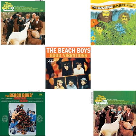 Endless Summer & Beach Boys' Christmas Album (Mono) & Pet Sounds (Mono) & Pet Sounds (Stereo) & Good Vibrations (Orange/Yellow Swirl-Marble LP Vinyl)