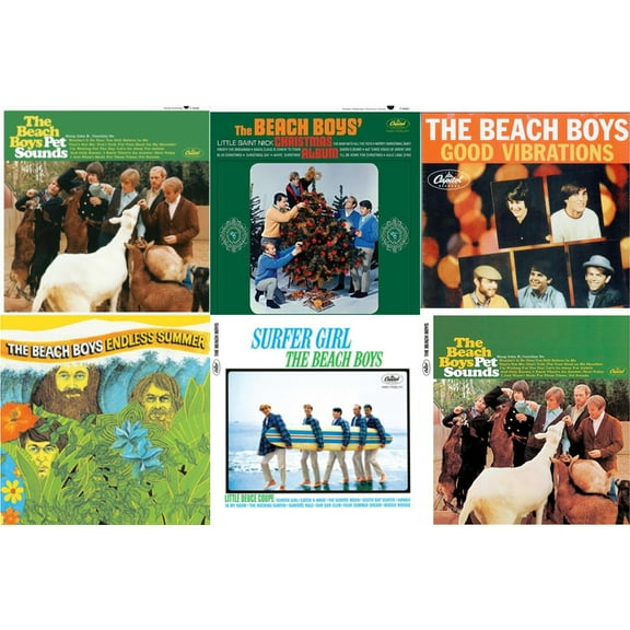Pet Sounds (Stereo) & Beach Boys' Christmas Album (Mono) & Good Vibrations (Orange/Yellow Swirl-Marble LP Vinyl) & Endless Summer & Surfer Girl (75Th Anniversary) & Pet Sounds (Mono)