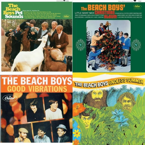 Pet Sounds (Stereo) & Beach Boys' Christmas Album (Mono) & Good Vibrations (Orange/Yellow Swirl-Marble LP Vinyl) & Endless Summer