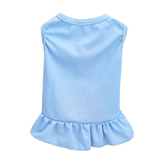 Pet Spring Summer Clothes - Lightweight Printed Outfits for Cats/Dogs, Comfortable Fabric for Daily Wear