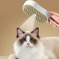 thumbnail image 1 of Pet Spritz Brush for Cats Spritz Defur Comb Cat Steam Brush for Massaging and Cleaning Shedding for Long and Short Hair Cats and Dogs Grooming Tool,White, 1 of 9