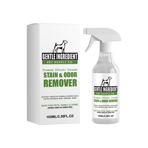 Pet Stain And Odor Remover Enzymatic Cleaner For Cats Dogs Gentle Formula Daily Freshness Deodorizer 100ml