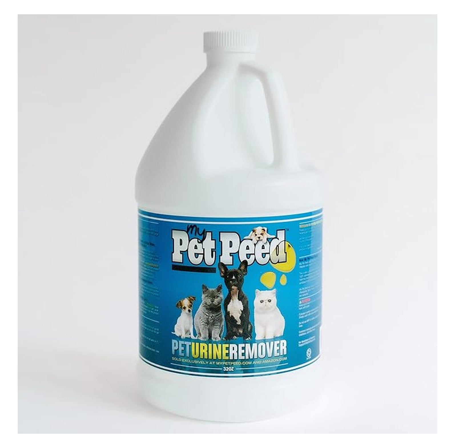 Pet Stain & Odor Remover Refill - 1 Gallon - Powerful Enzyme Cleaner for Dog & Cat Accidents, Safe for Pets & Plants - No Scrubbing