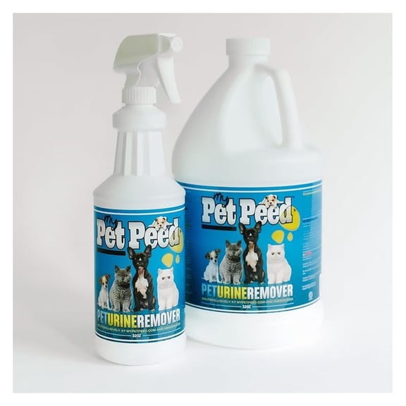 - Pet Stain & Odor Remover (Starter Pack: 32oz Quart & One Gallon)