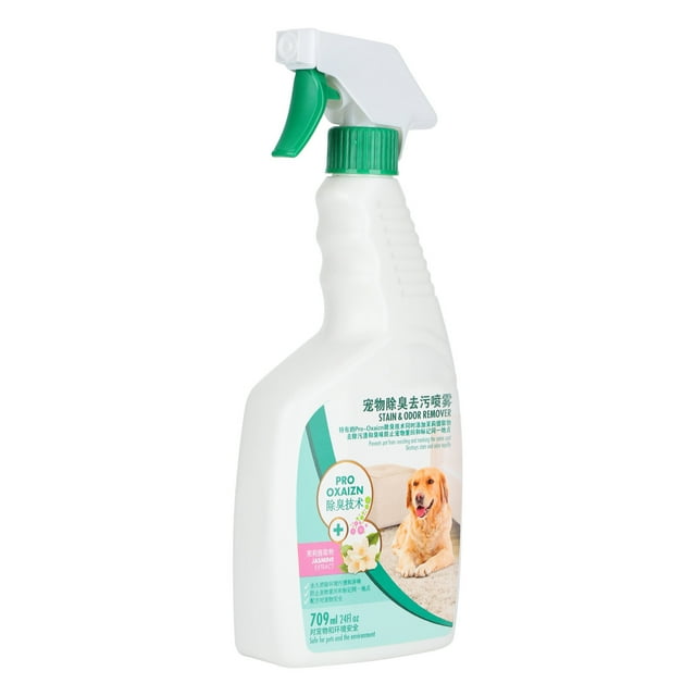 Pet Stain and Odor Remover Spray 709ml Jasmine Flavor Enzyme Cleaner