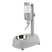 Pet Standing Water Dispenser Bowl 500ml Multifunctional Detachable Height Adjustable Automatic Feeder