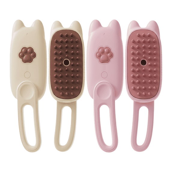 Pet Steam Brush, 3-in-1 Grooming Comb with Massage Function for Cats and Dogs for Removing Tangled and Loosse Hair