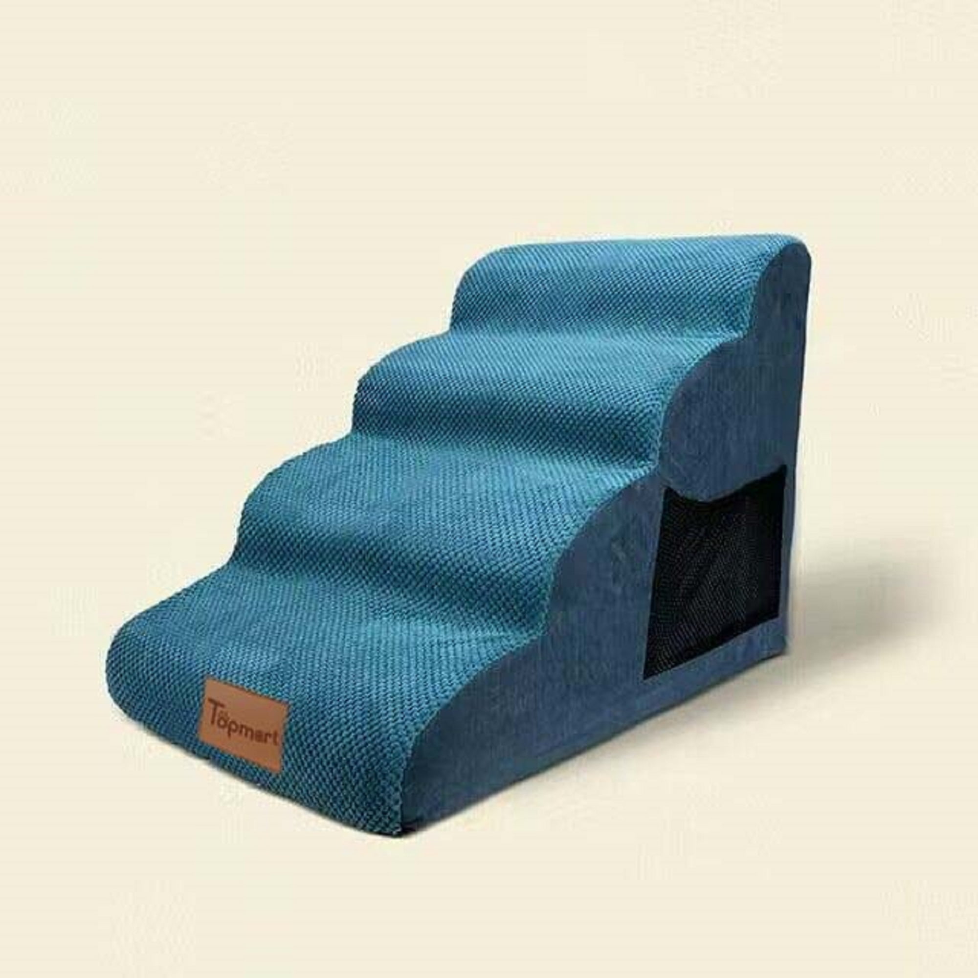 Pet Step,Widened Sponge Dog Stairs,4Step Dog Steps for Beds,Lagre Pet