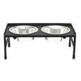 thumbnail image 1 of Pet Store Pros RDB14M Raised Double Tray T- Op Diner- 2 Qt, 1 of 1
