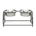 thumbnail image 1 of Pet Store Pros RDB7L Raised Double Butterfly Diner- 3 Qt., 1 of 1