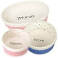 thumbnail image 1 of Pet Studio Polka Dot Dish Cat 13oz Pink, 1 of 1