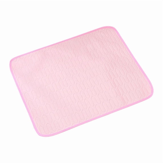 Pet Summer Cooling Mat Ice Silk Fabric Dog Cat Cool Pad Medium Size 50x40cm Washable Pet Bed for Sofa Floor Car Seat Heat Reduction Mat for Hot Weather Comfortable Sleep Mat for Medium Pets