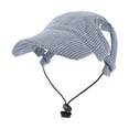 thumbnail image 1 of Pet Sun Hat, Corduroy Adjustable Baseball Cap for Small Dogs and Cats, Summer Sun Protection Hat, Breathable Cute Pet Accessory Size L, 1 of 8