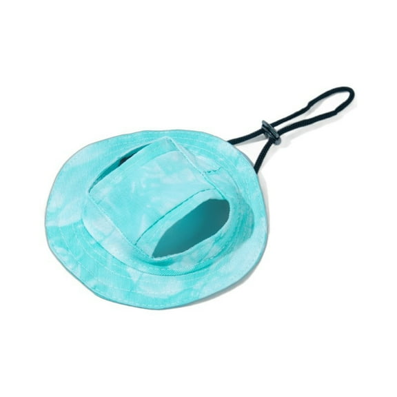 Pet Sun Hat, Zzbeans Adjustable Breathable Dog Visor, Size S for 28cm Head Circumference Sun Protection Outdoor Cat Hat Lightweight Comfortable, Green