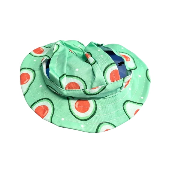 Pet Sun Hat for Walks, Dog Neck Cover Hat, Adjustable Chin Strap, Small Animal Sun Hat, Breathable Fabric for Outdoor Adventures