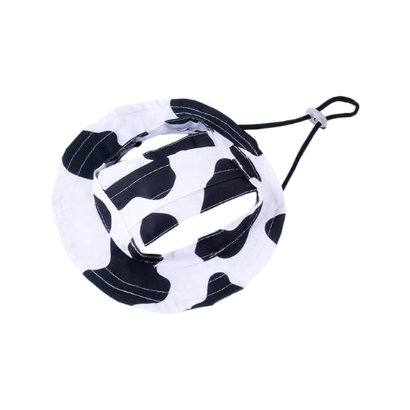 Pet Sun Visors For Dog Cats Rabbits Wide Brimmed Headgear Cute Summer Design Adjustable Tie