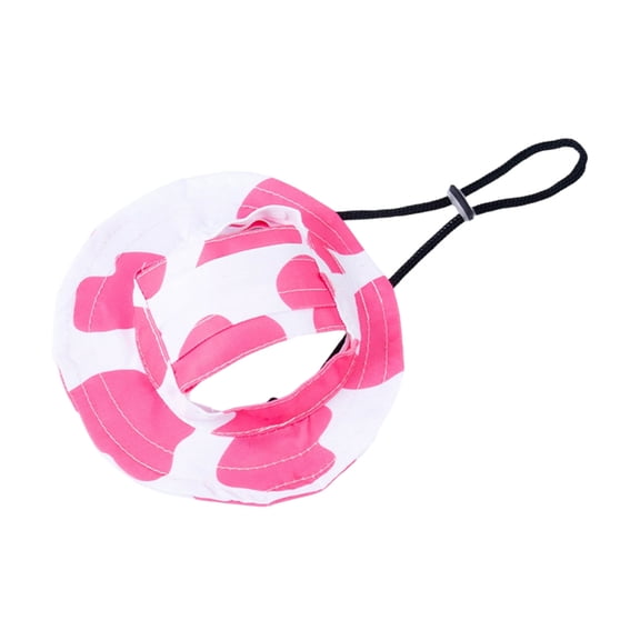 Pet Sun Visors For Dog Cats Rabbits Wide Brimmed Headgear Cute Summer Design Adjustable Tie