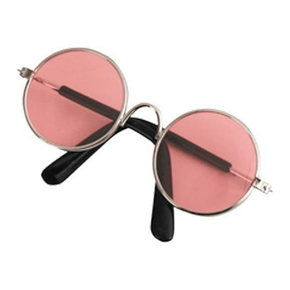 Pet Sunglasses Dog Products Lovely Vintage Round Reflection Eye Wear Glasses Pet Photos For Small Dog Props Accessories