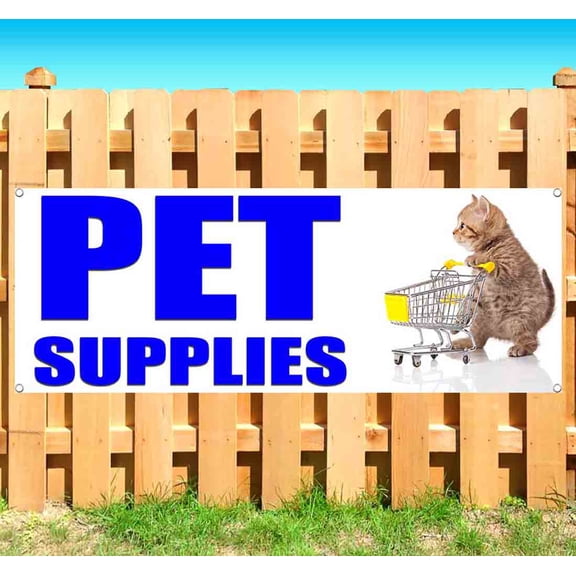 Pet Supplies 13 oz Vinyl Banner With Metal Grommets