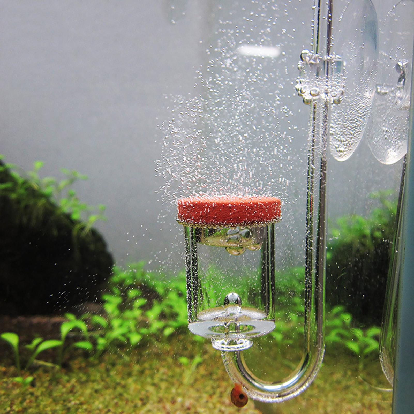 Pet Supplies Acrylic Aquarium Carbon Dioxide Transparent Bubble Counter ...