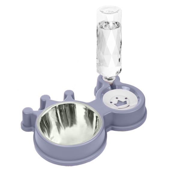 Pet Supplies Adjustable Cat Food and Water Bowl Set | Convenient Dog Dish Water Dispenser with Removable Pet Feeder Bowl for Medium Dogs and Cats