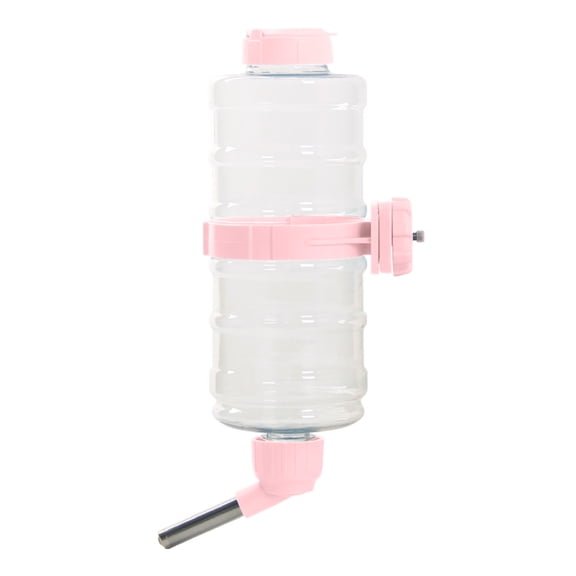 Pet Supplies Automatic Water Dispenser for Small Animals 34 Oz Leak Proof Bottle Suitable for Cage Use with Indoor Outdoor Versatility Pet Hydration System